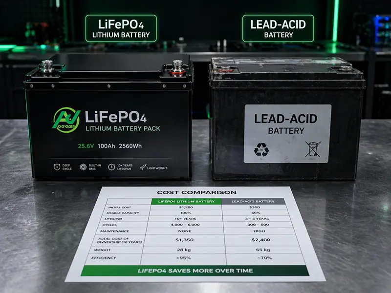 LiFePO4 vs Lead-Acid