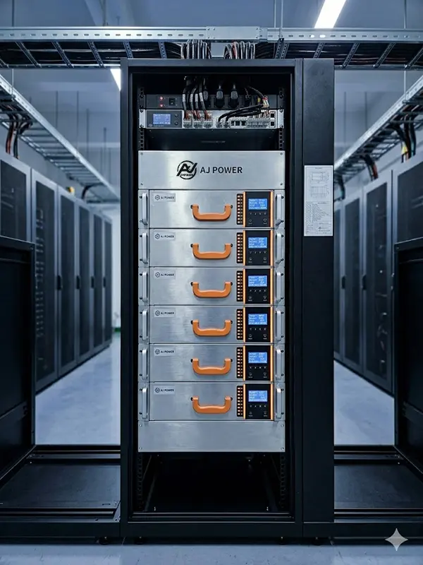 AJ Power modular rack-mount UPS system scalable power backup