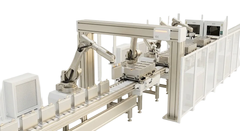 Automated battery production line