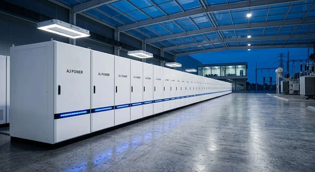 AJ Power industrial energy storage system battery cabinets