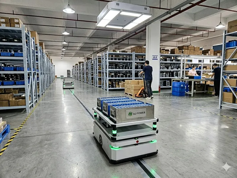Industrial equipment battery power