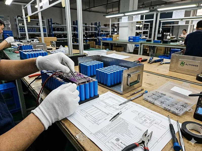 AGV robot industrial battery application