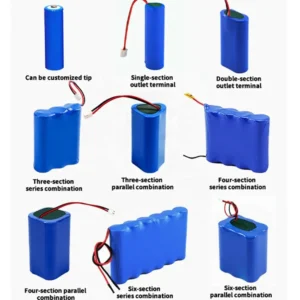 Batería de Iones de Litio Personalizable 300~6000mAh 3.7V/7.4V/11.1V/14.8V