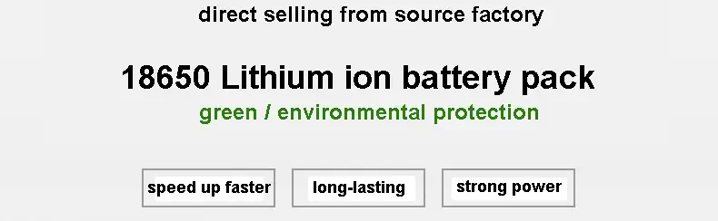 High-Capacity Lithium Ion Battery Pack for Versatile Applications product detail 9