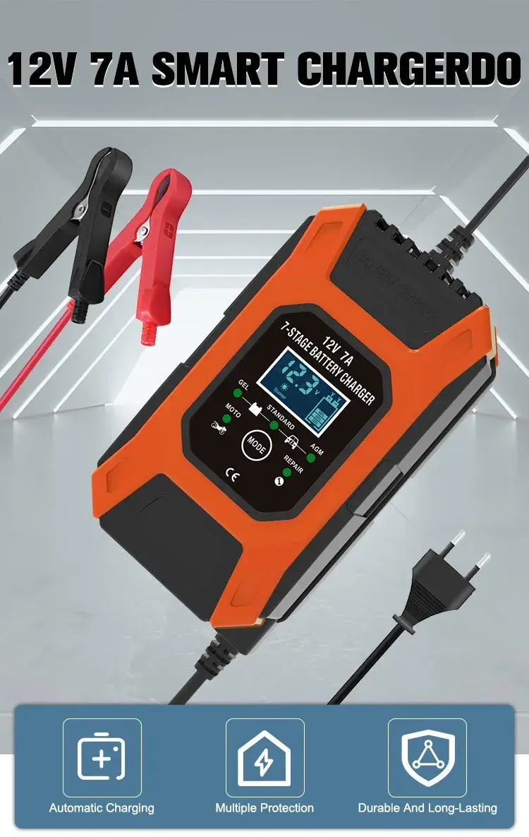 12V 24V Intelligent Car Battery Charger product detail 6