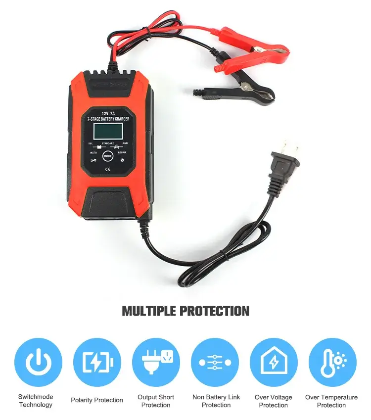 12V 24V Intelligent Car Battery Charger product detail 8