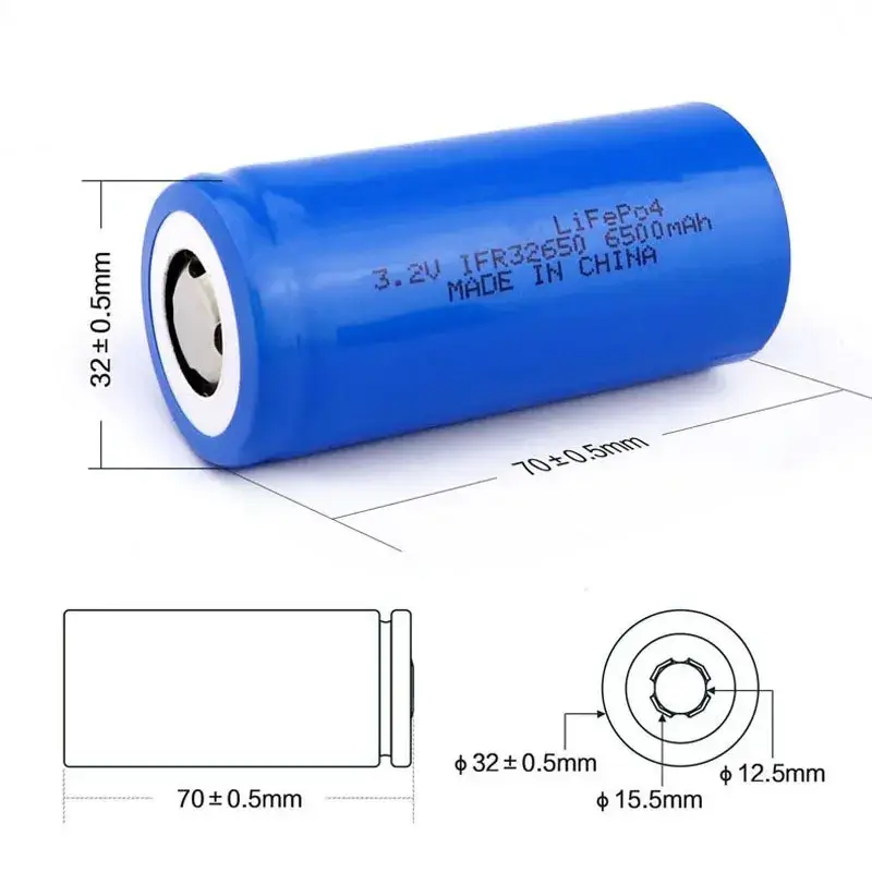 AJPOWER 3.2V 15Ah LiFePO4 Battery for Solar Floodlights product detail 7