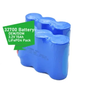 بطارية AJPOWER 3.2V 15Ah LiFePO4 للضوء الكاشف الشمسي