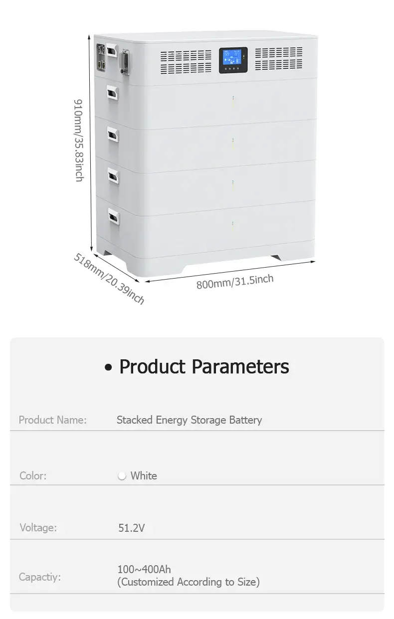 5kW 10kW 20kW Stackable Whole House Solar Battery product detail 8