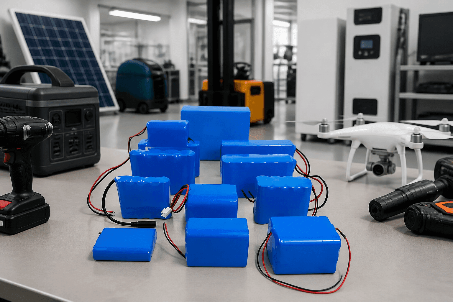 Anpassbare 18650 Wiederaufladbare Lithium-Ionen-Batteriepacks application