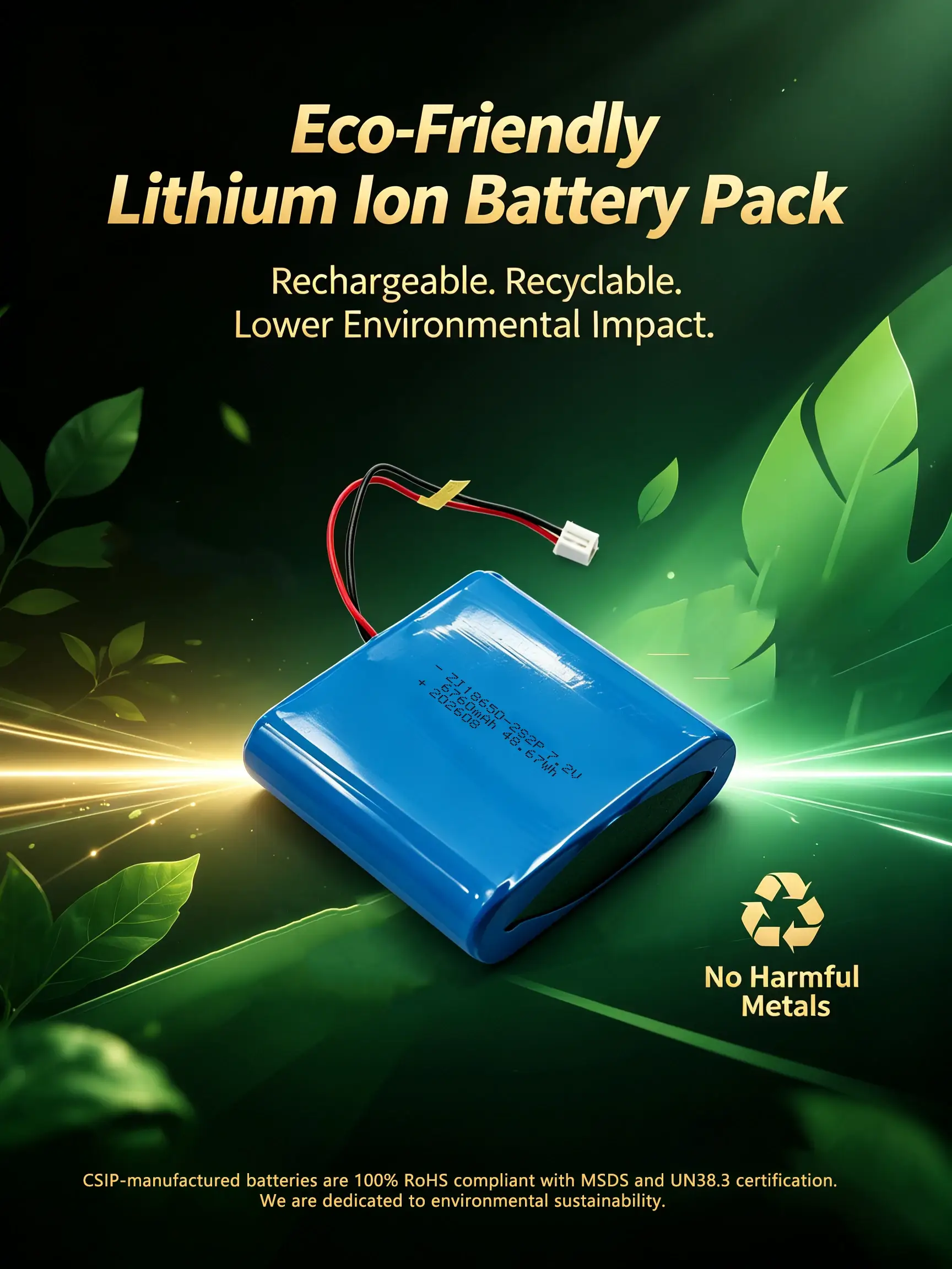 7.2V 6760mAh 18650 Lithium Ion Battery Pack product detail 11