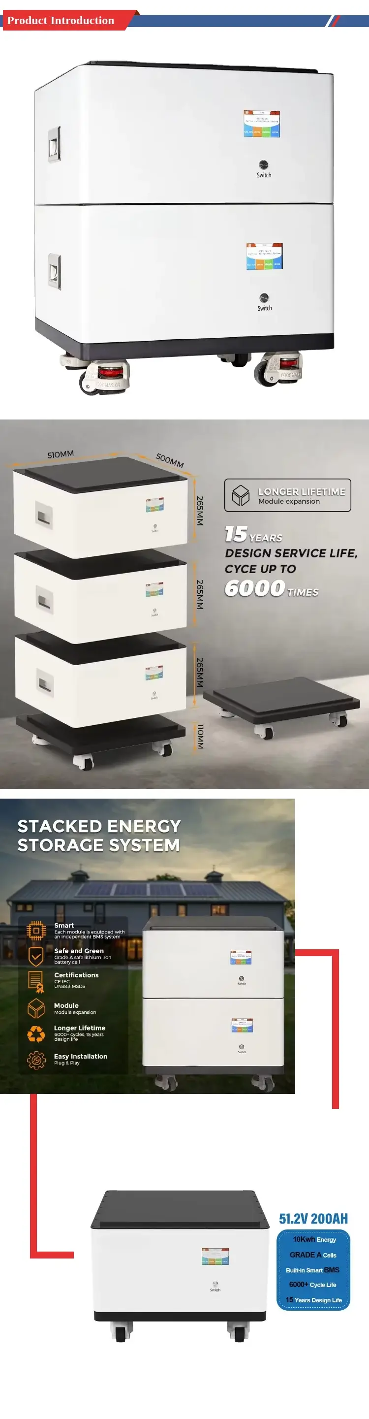15kwh lifepo4 home battery Product Details 3