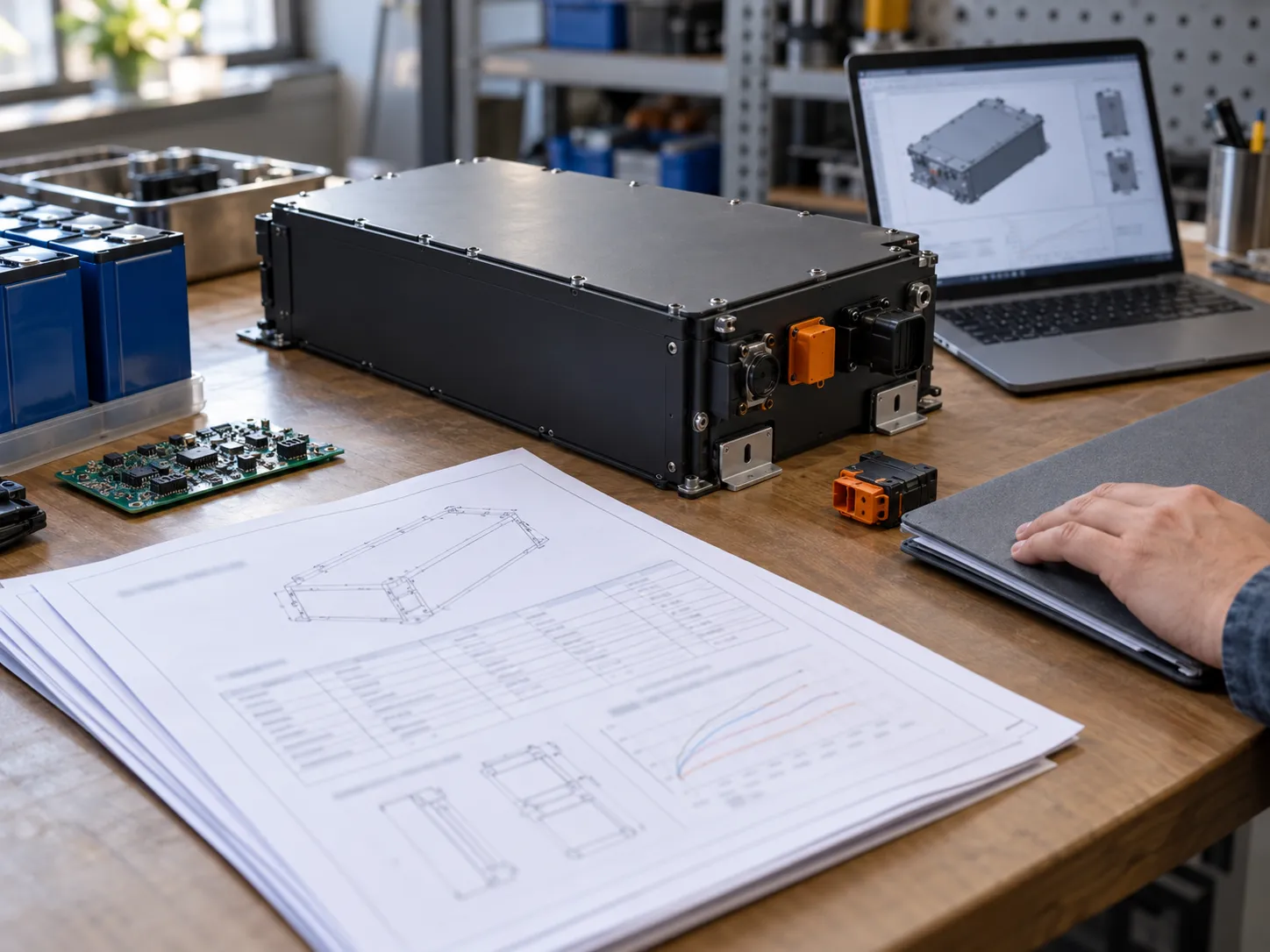 Concept of a model-specific battery technical documentation package