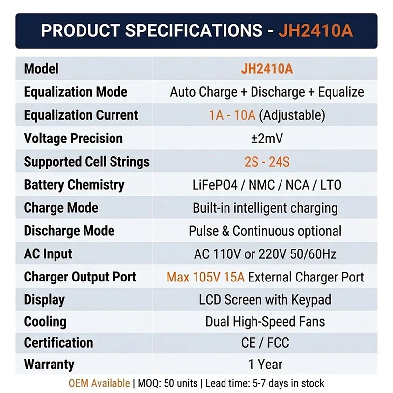 smart 1a-10a lithium battery equalizer Product Details 2
