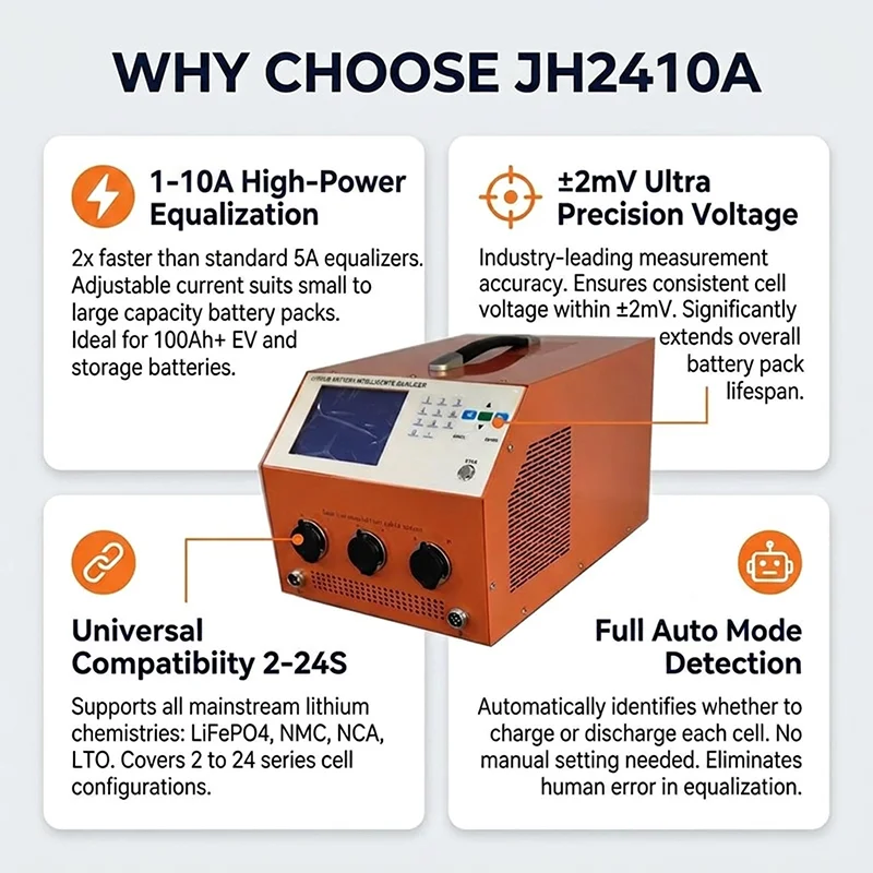 smart 1a-10a lithium battery equalizer Product Details 4