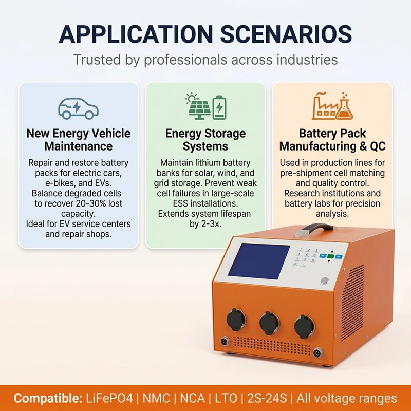 smart 1a-10a lithium battery equalizer Product Details 7