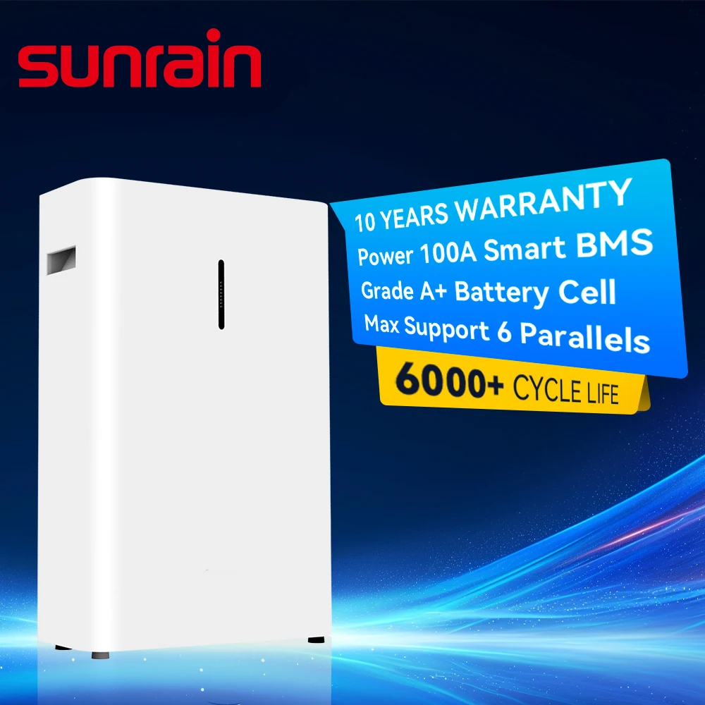 48V 5kWh Wall-Mounted LiFePO4 Home Battery - Image 2
